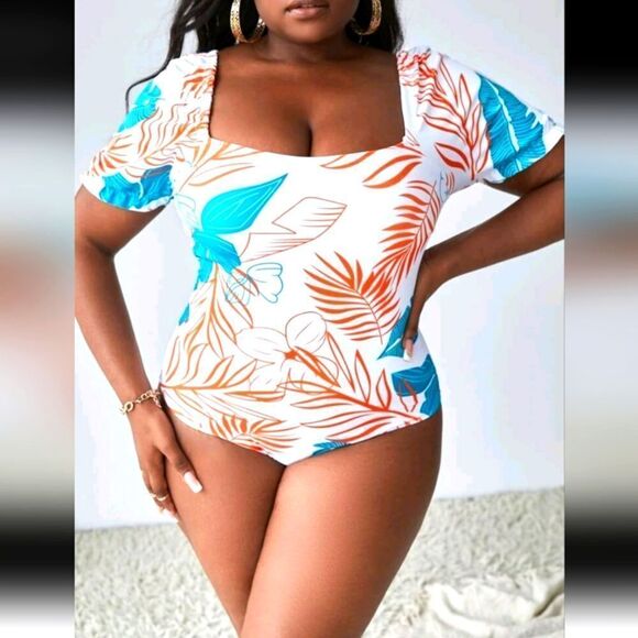 One piece bathing suit plus size OX - Picture 1 of 5